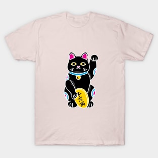 Black Maneki Neko T-Shirt